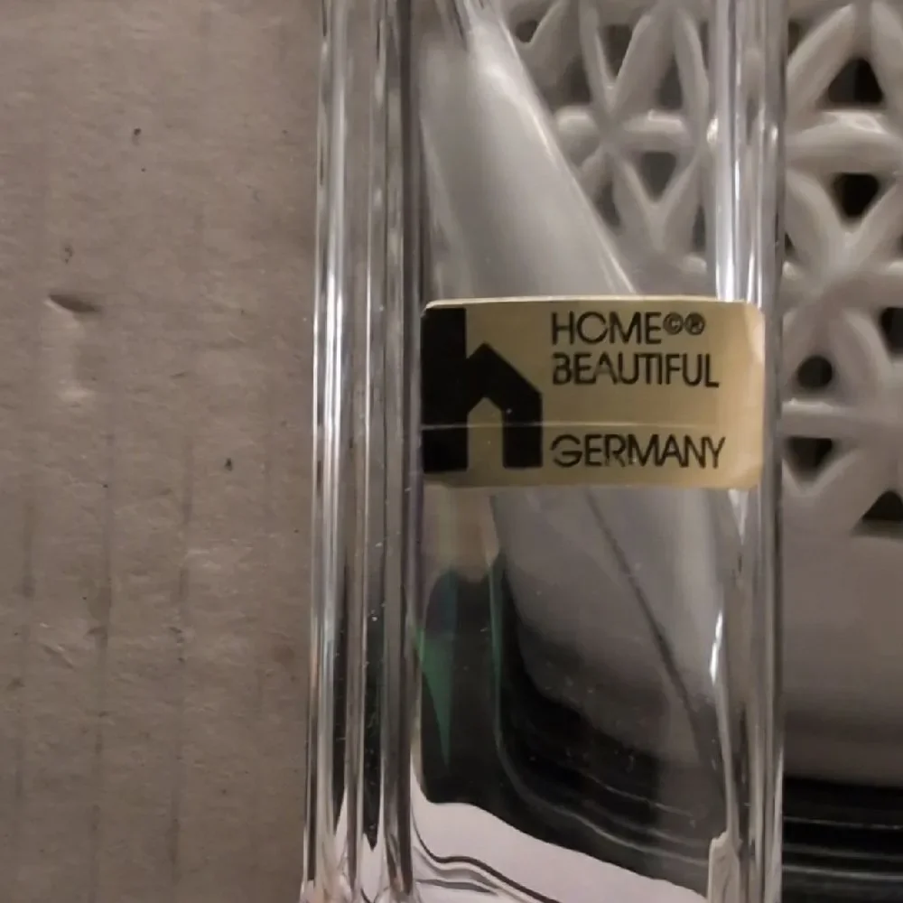 Home Beautiful Germany Etched Glass Tulip Picture Frame 2.5